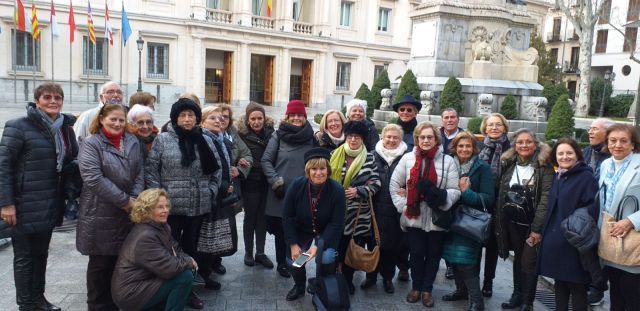 El grupo preparado para asistir al museo Thyssen