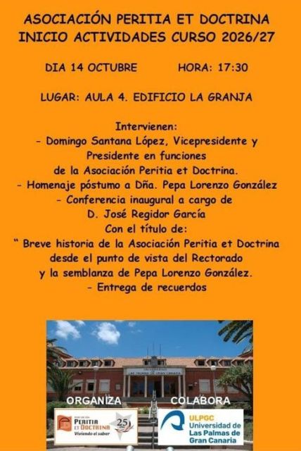 INICIO ACTIVIDADES. CURSO: 2026-27, foto 1